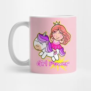 Fitness Princess and Unicorn friend Mug